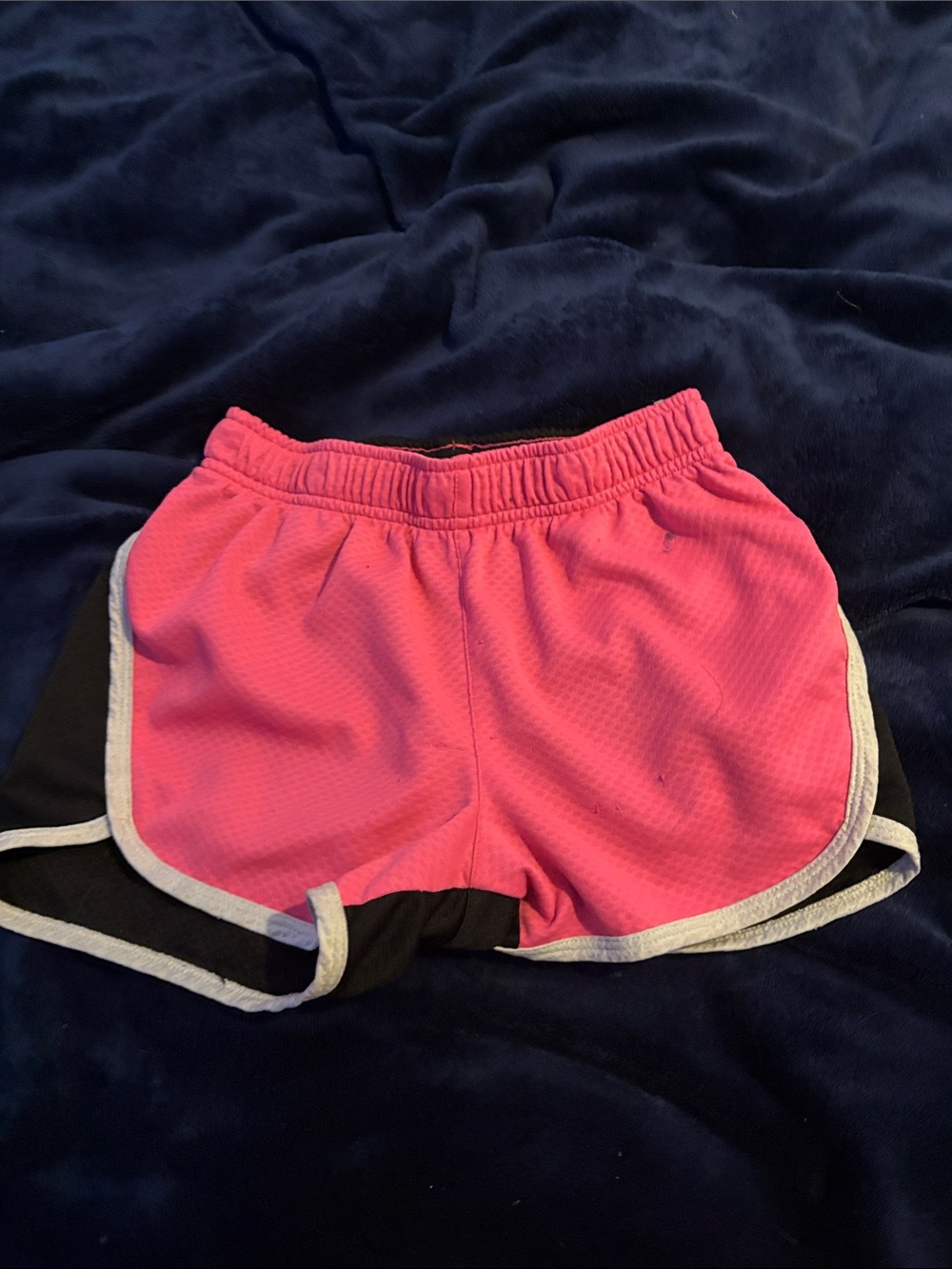 Women’s Pink Athletic Shorts with Contrast Trim